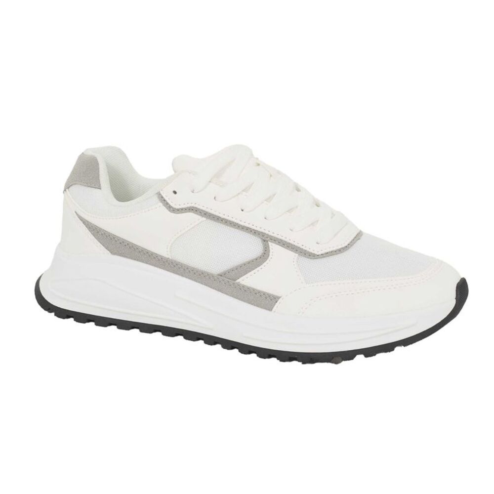 Brave Soul Mens Lace Up Sneakers / White